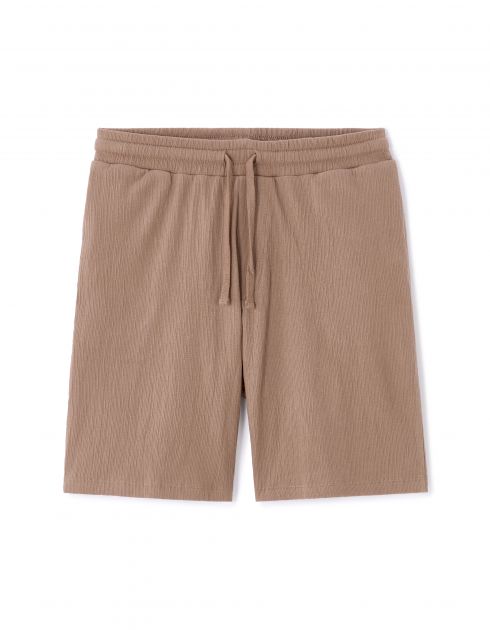 Bermuda 100% gaze de coton - marine