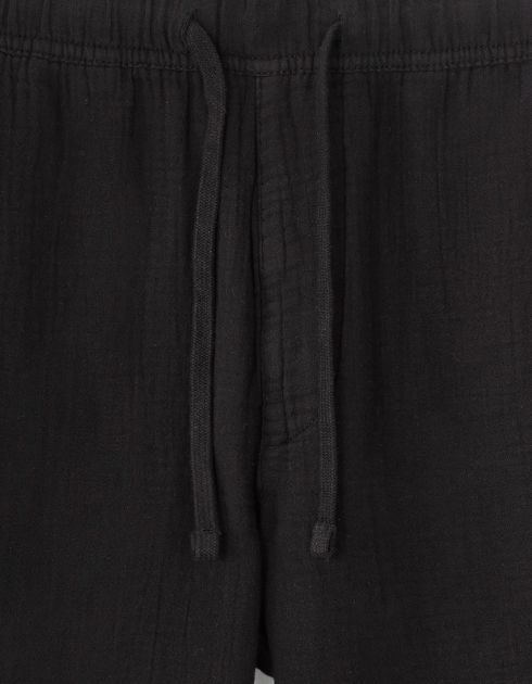 Bermuda 100% gaze de coton - noir