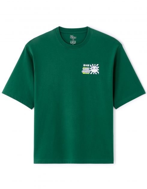 Dandadan - T-shirt vert de Mémé Turbo