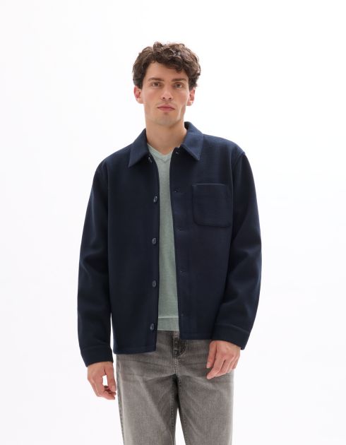 Veste maille non doublé - bleu foncé