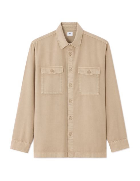 Surchemise unie en 100% TENCEL™ Lyocell - beige