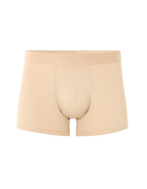 Boxer en microfibre uni - beige
