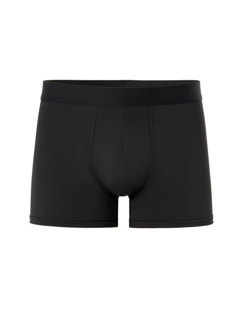 Boxer en microfibre uni - noir