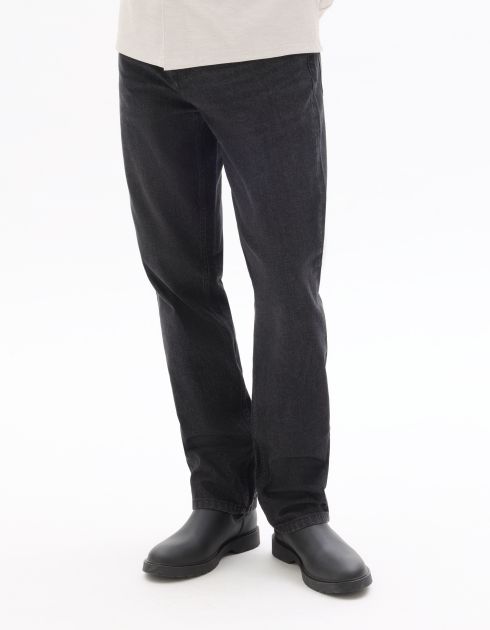 Jean loose 100% coton - noir