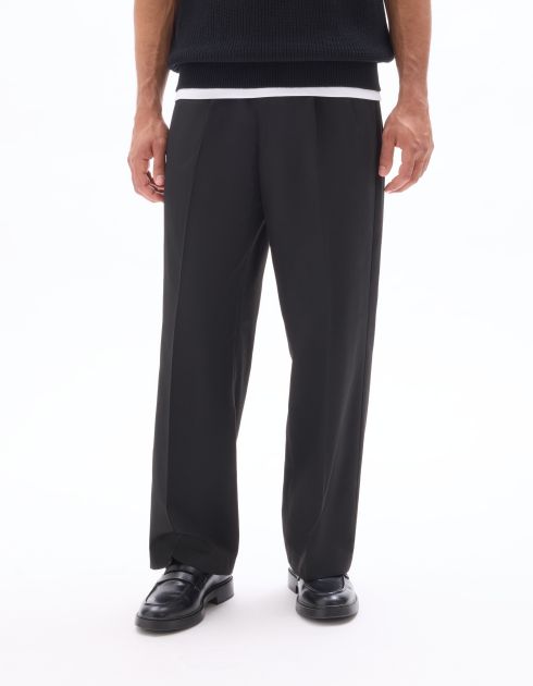 Pantalon 24H baggy loose - noir