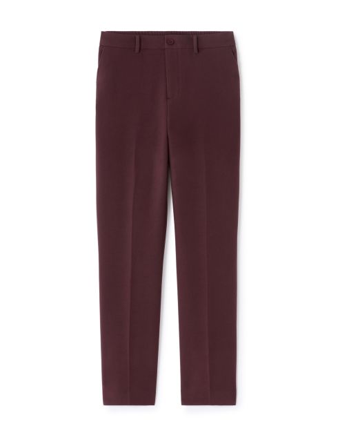 Pantalon 24H straight stretch - bordeaux