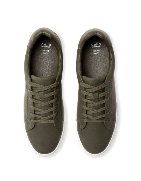 Baskets basses - kaki
