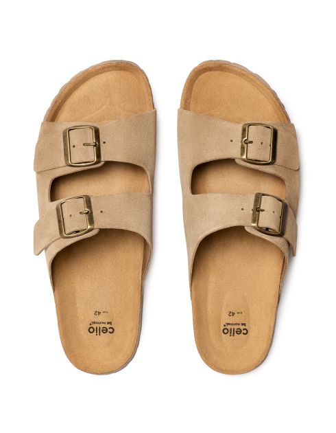 Sabots à deux boucles - beige