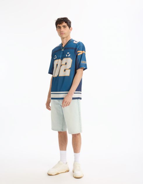 One Piece - T-shirt bleu