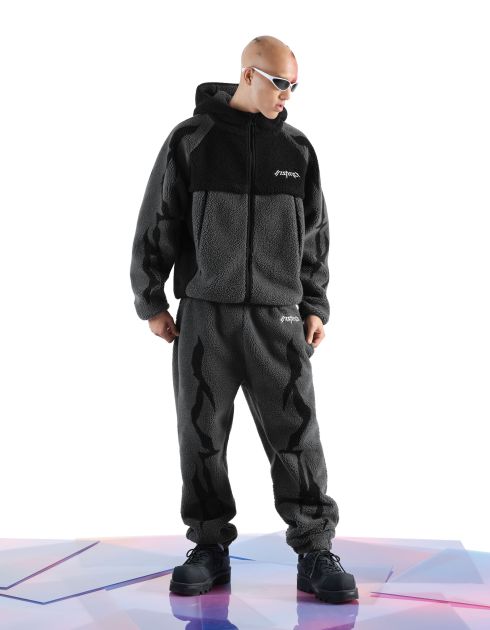 Follow your Instinct* by Inoxtag - Jogging sherpa gris