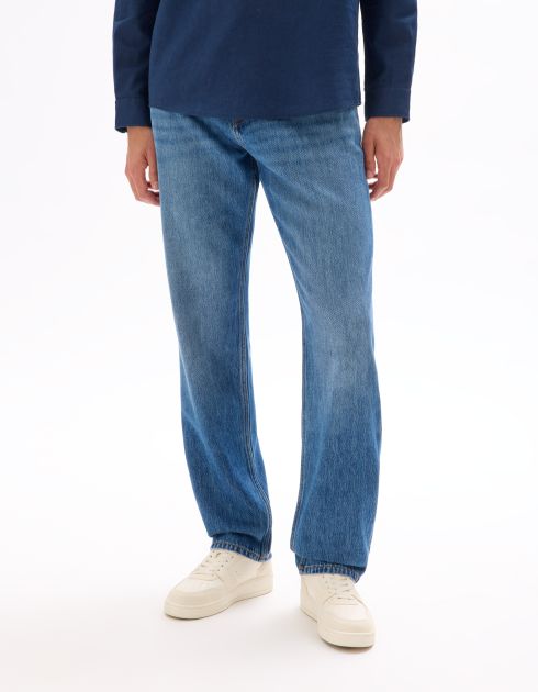 Jean loose coton TENCEL™ Lyocell - stone