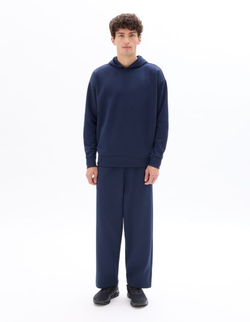 Sweat oversize à capuche - marine