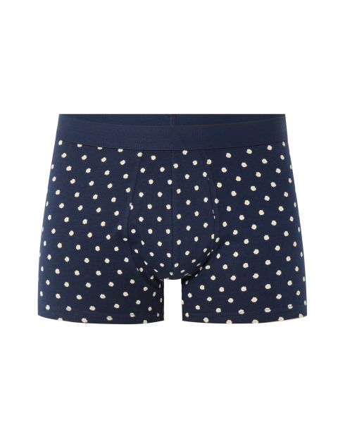 Boxer à motifs fleurs - bleu