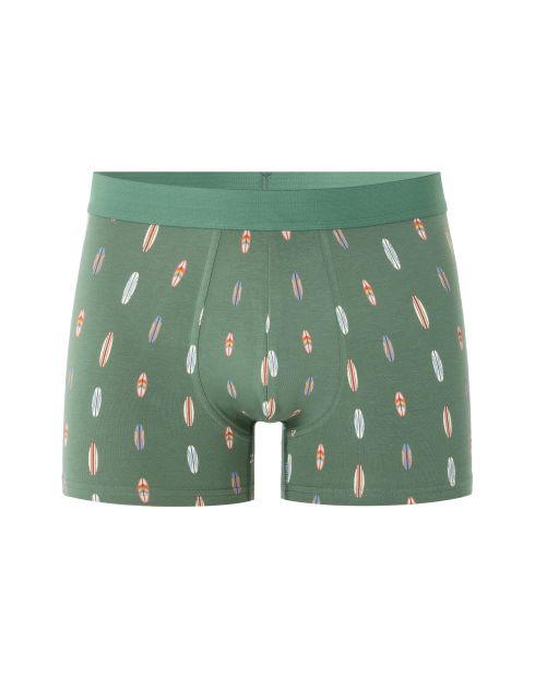 Boxer à motifs surf - vert