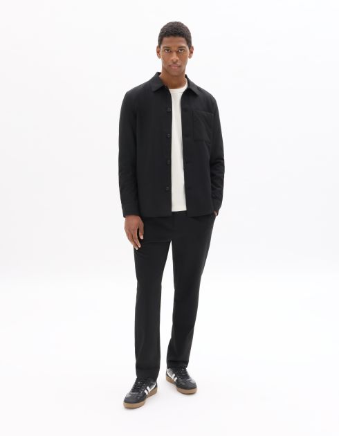 Surchemise intérieur matelassé - noir