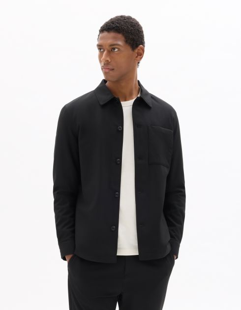 Surchemise intérieur matelassé - noir