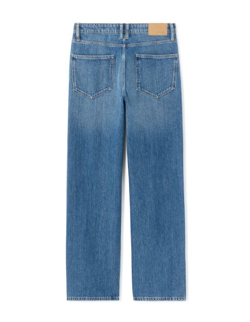 Jean baggy 100% coton C75 - bleu foncé