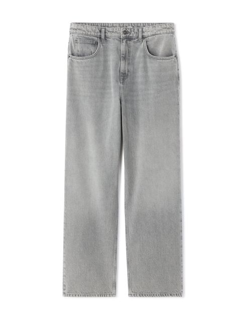 Jean baggy 100% coton - gris