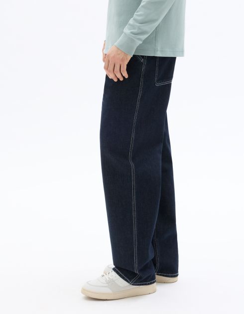Jean baggy 100% coton - brut