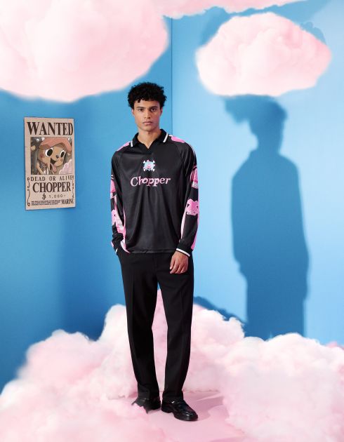 One Piece - Maillot oversize homme noir Tony Tony Chopper