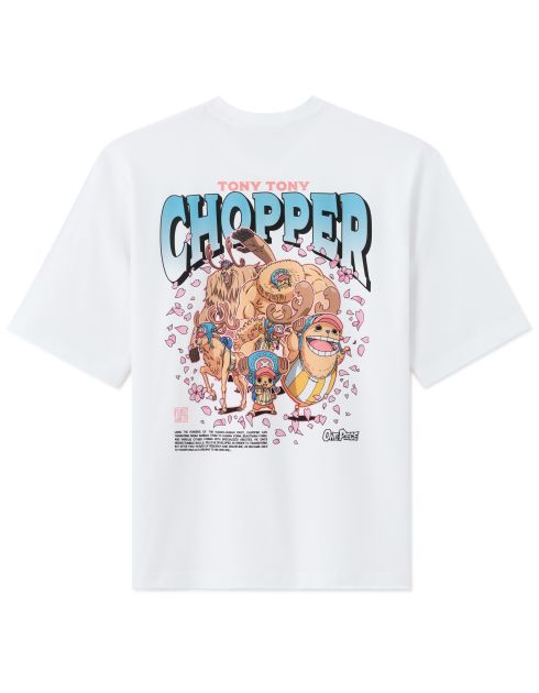One Piece - T-shirt blanc homme Tony Tony Chopper