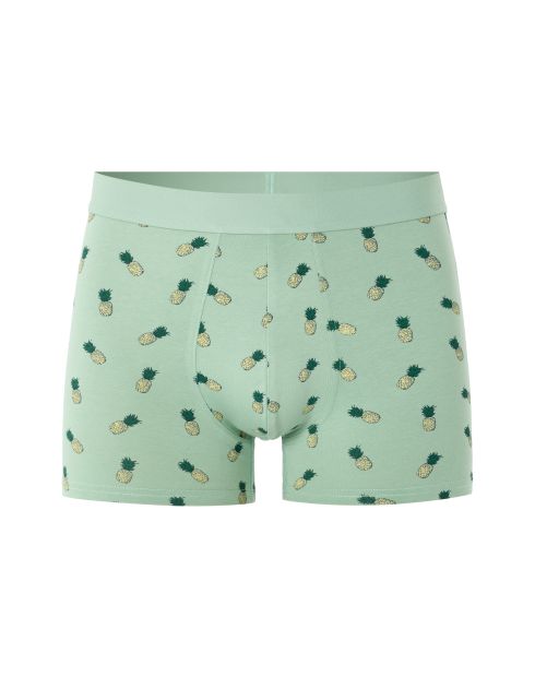 Boxer à motif ananas - vert