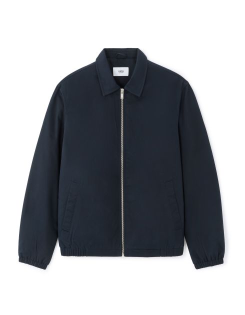 Blouson col chemise - marine