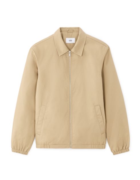 Blouson col chemise - beige