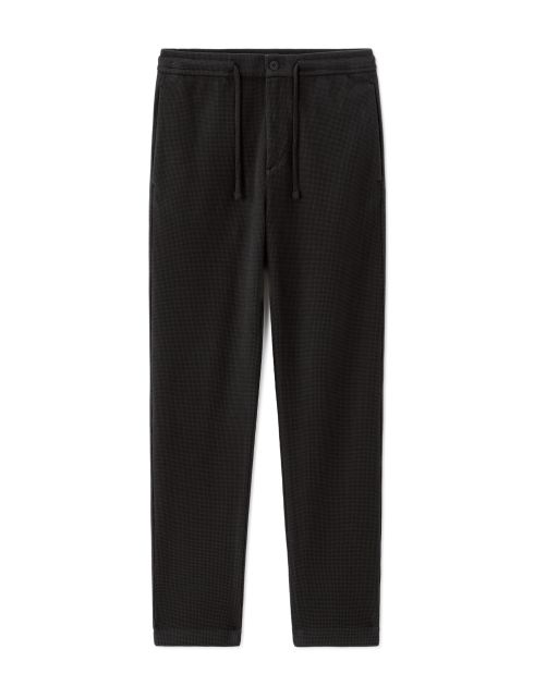 Pantalon 24H slim effet gauffré - noir