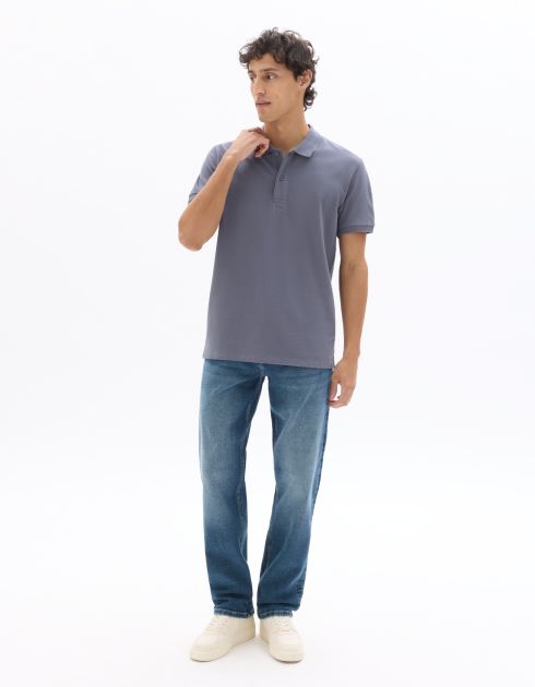 jean straight indéformable - bleu