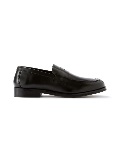 Mocassins en cuir - noir