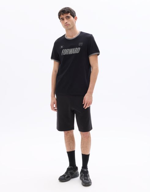 Short loose en interlock - noir