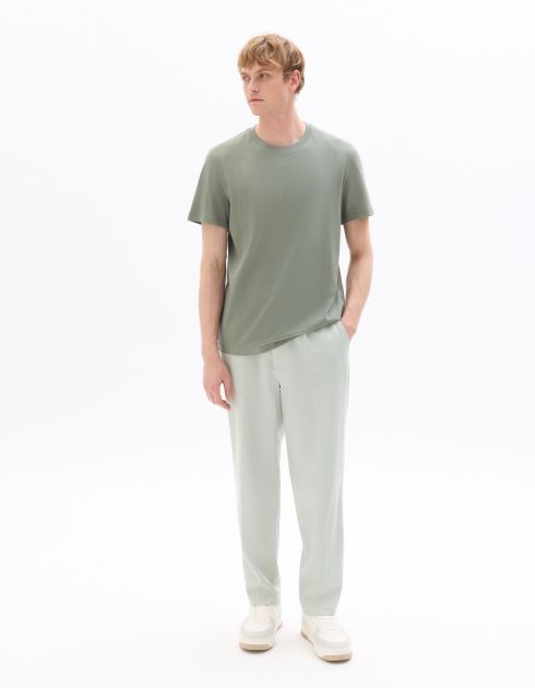 Pantalon chino 24H loose - vert