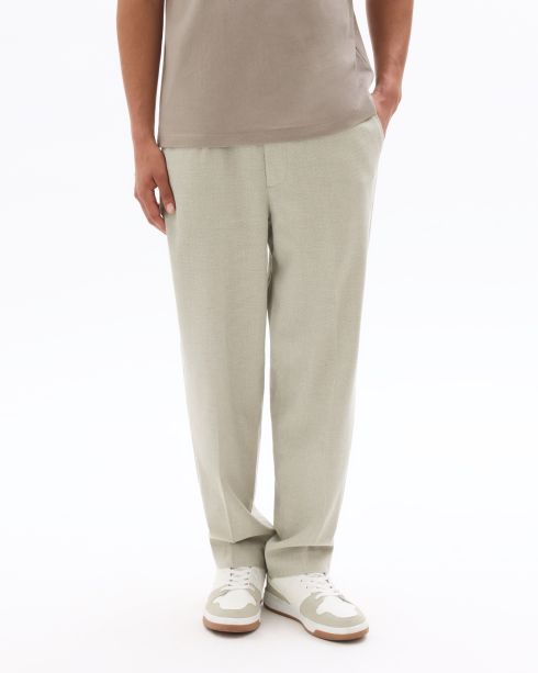 Pantalon chino 24H loose - taupe