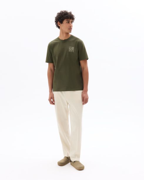 Pantalon chino 24H loose - blanc