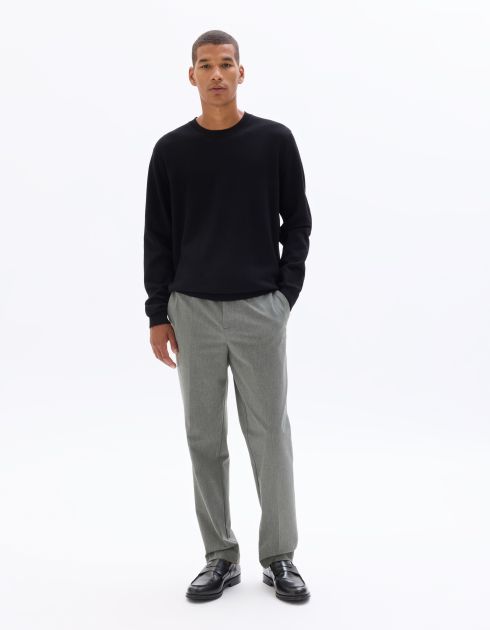 Pantalon smart bi-stretch - gris