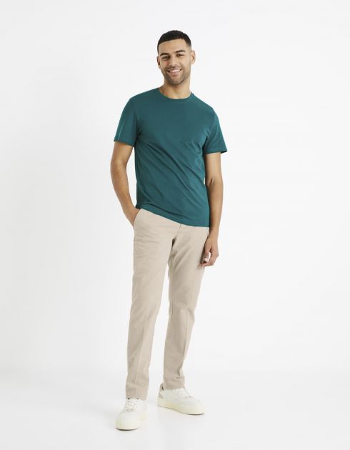 Essentiel - le T-shirt regular 100% coton - vert