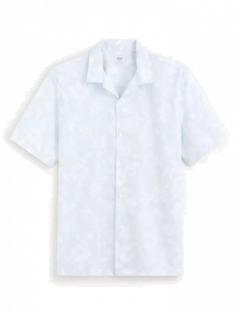 Chemise 100% coton - bleu clair