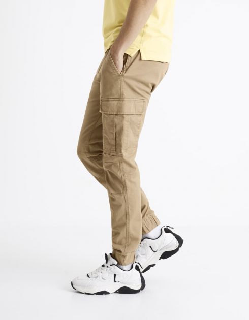 Pantalon cargo - beige