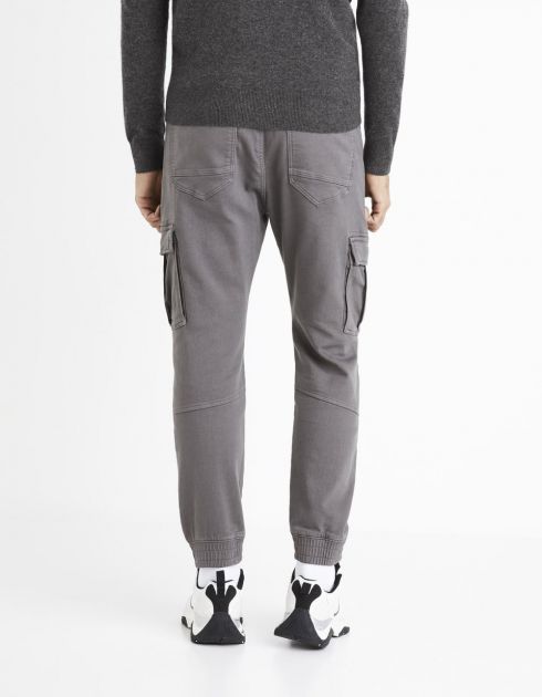 Pantalon cargo - gris