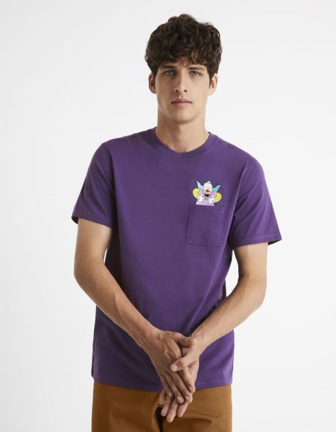 The Simpsons -T-shirt violet