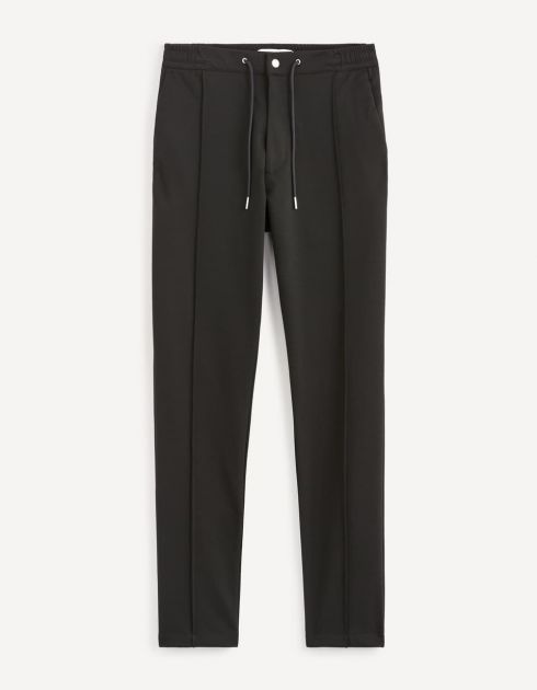 Pantalon 24h taille élastiquée - noir