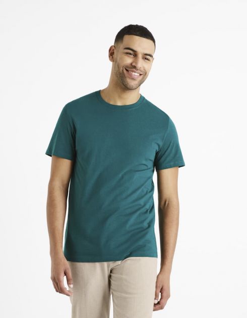 Essentiel - le T-shirt regular 100% coton - vert