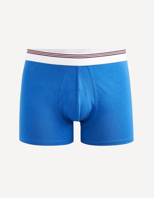 Boxer en coton stretch - bleu vif