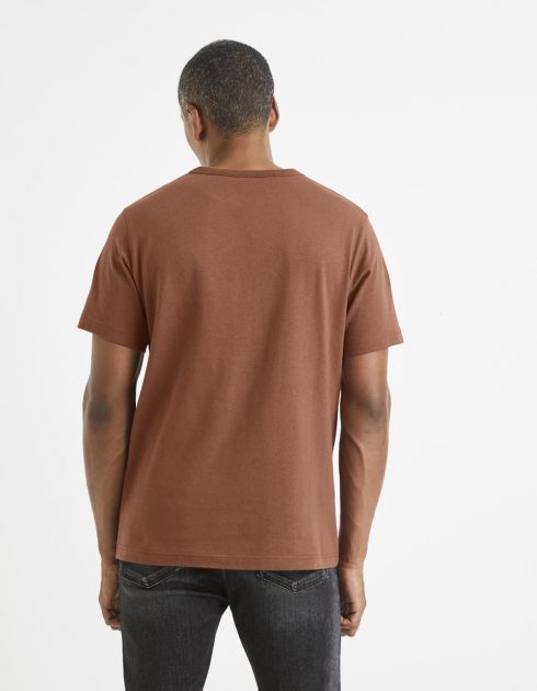 T-shirt col rond 100% coton