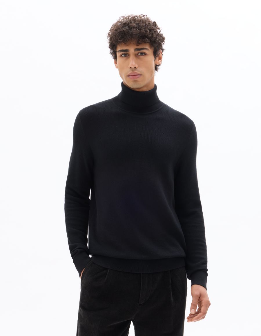 Pull NO SECRETS Taille 44 - Noir, Manches Longues, Col V, Broderie Chats Et Texte - Occasion Très Bon état