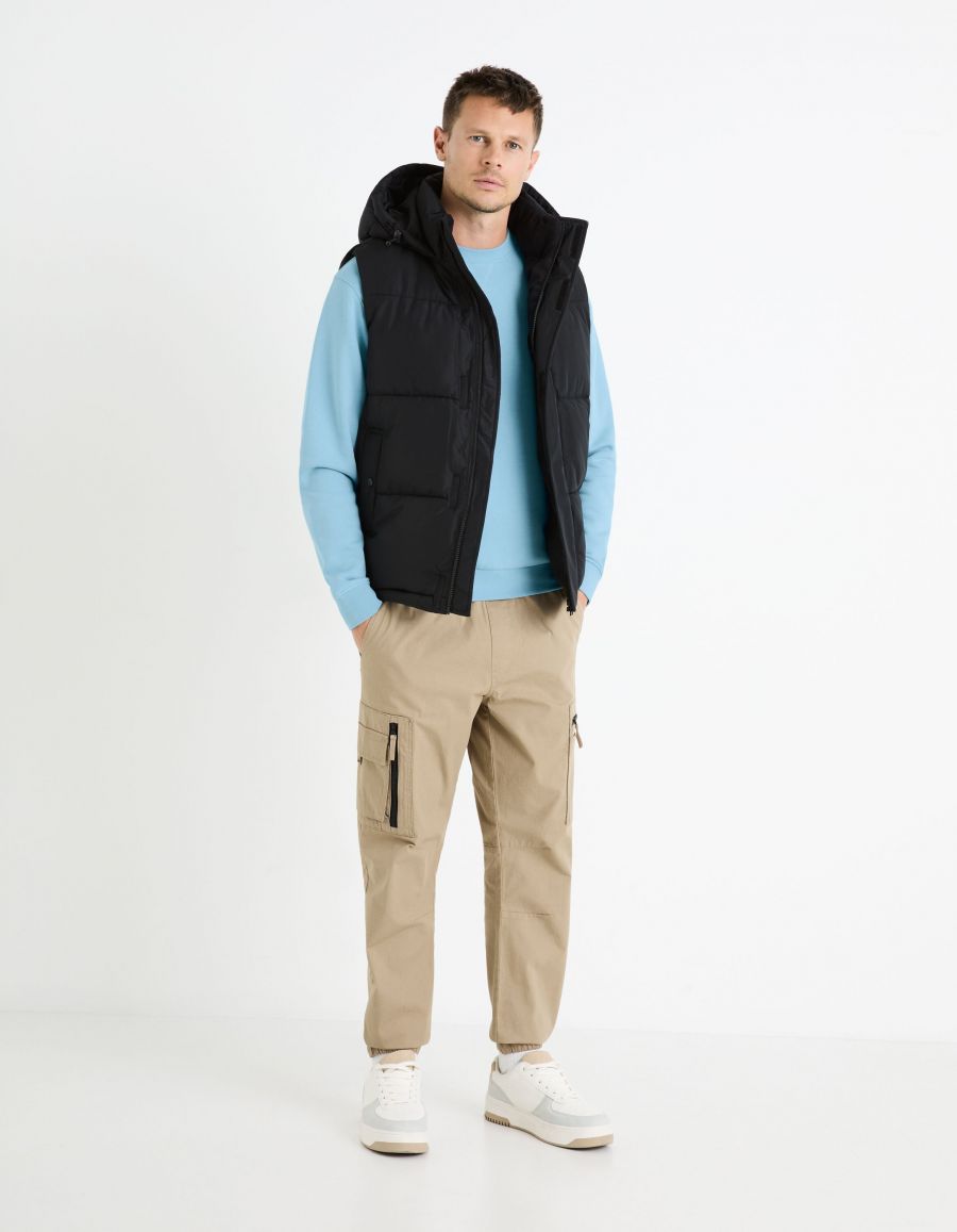 Doudoune homme sale sans manche celio