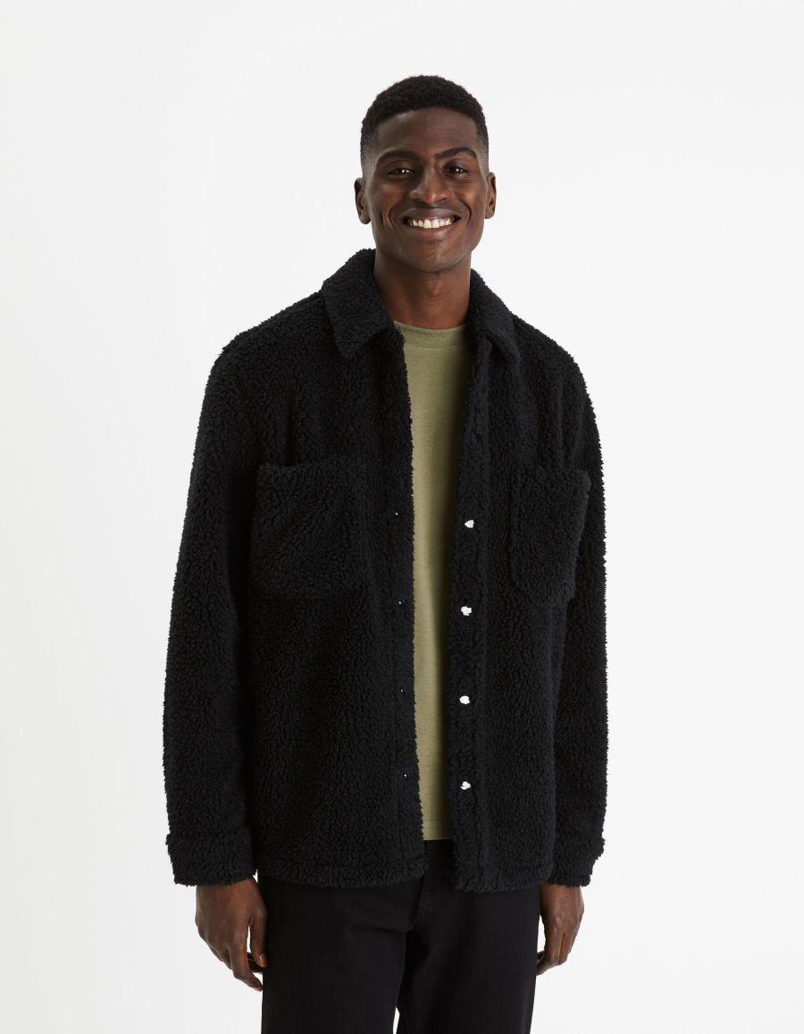 Chemise overshirt - noir | Celio Tunisie