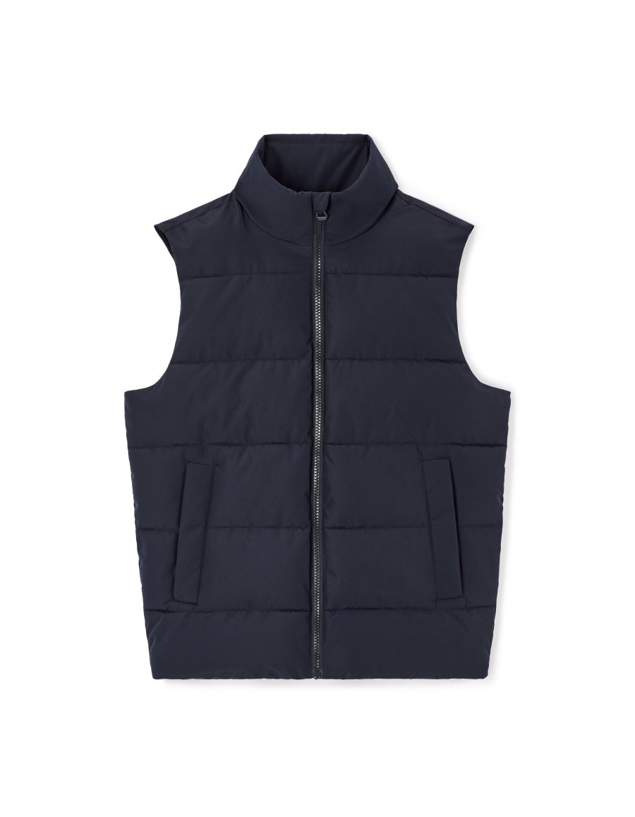 Doudoune sans manches col montant - marine | Celio Tunisie