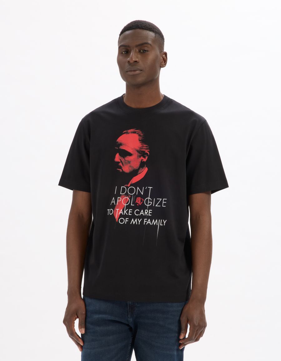 The Godfather Don Corleone Adulte T-shirt à manches courtes – Paramount